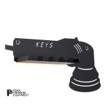 Hanger for car keys in shape of polishing machine