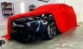 POKA Premium Equipment PSS_R - Czerwony pokrowiec na samochód - Hatchback / Sedan 2