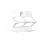 Holder for 2 bottles 1L - Glossy white