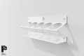 POKA Premium Equipment WOL_W - Bottle holder up to - 1L - Glossy white 6
