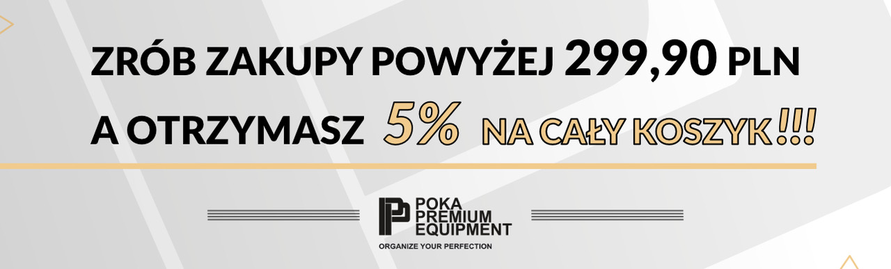 Rabat 5% po przekroczeniu 299,90zł